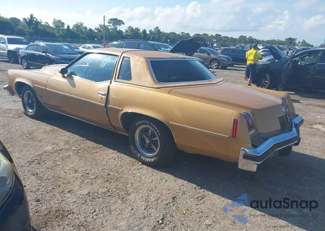 1977 Pontiac Grand Prix из США, поврежденный, VIN 2J57Y7A206199